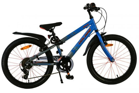 Volare rocky kinderfiets - 20 inch - 7 speed - blauw