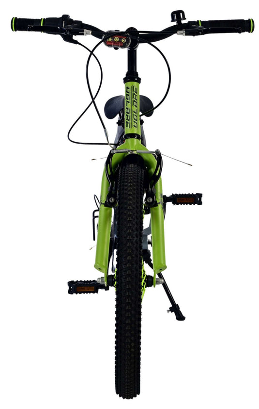 Volare rocky kinderfiets - 20 inch - 7 speed - groen grijs