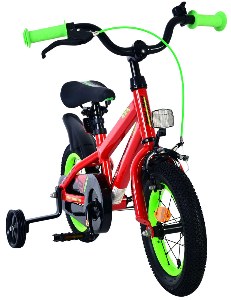 Chargez l'image dans la visionneuse de la galerie, Volare rocky kinderfiets - jongens - 12 inch - rood - twee handremmen
