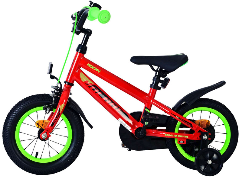 Chargez l'image dans la visionneuse de la galerie, Volare rocky kinderfiets - jongens - 12 inch - rood - twee handremmen
