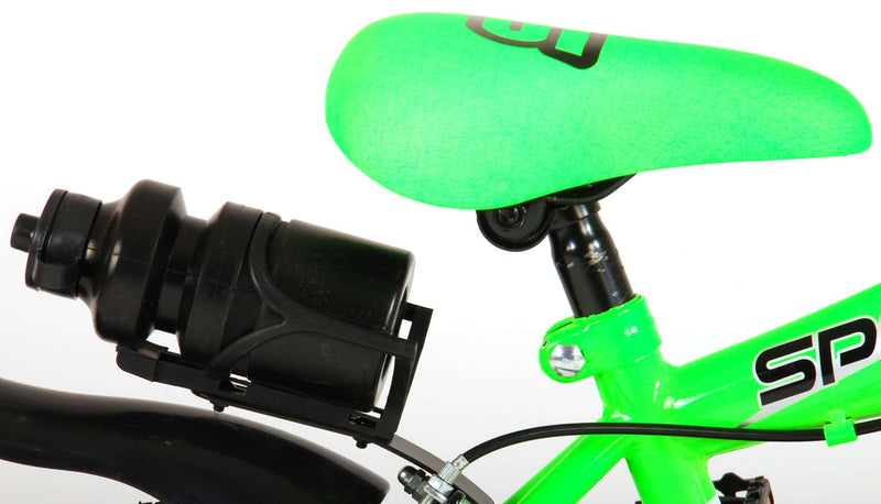 Load image into Gallery viewer, Volare Sportivo Kinderfiets Jongens 12 inch Neon Groen Zwart Twee Handremmen 95% afgemonteerd
