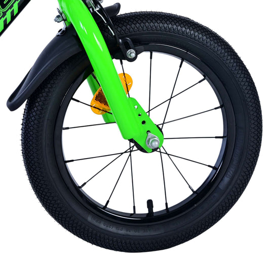 Volare sportivo kinderfiets - jongens - 14 inch - groen zwart
