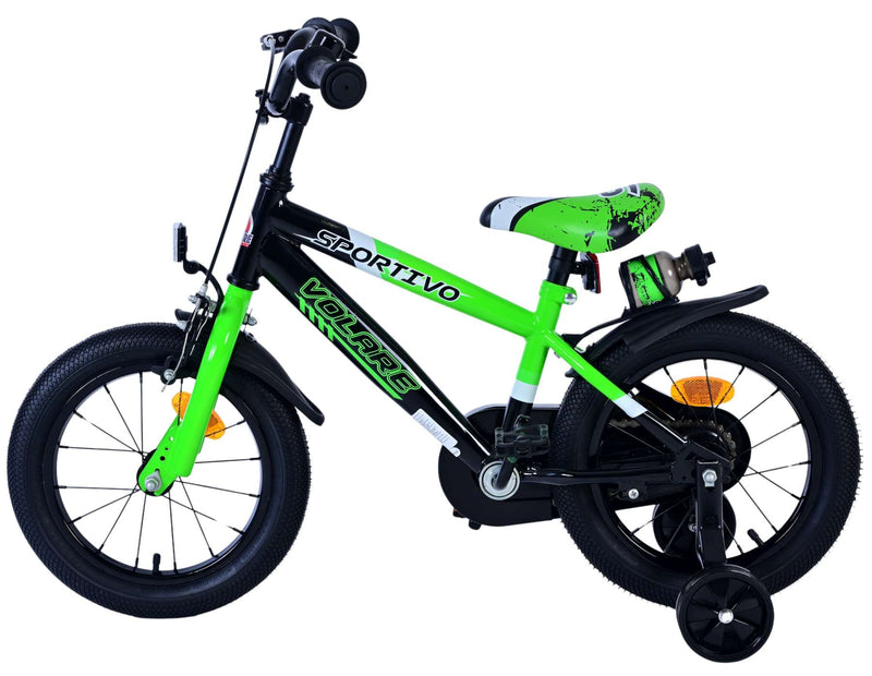 Load image into Gallery viewer, Volare sportivo kinderfiets - jongens - 14 inch - groen zwart
