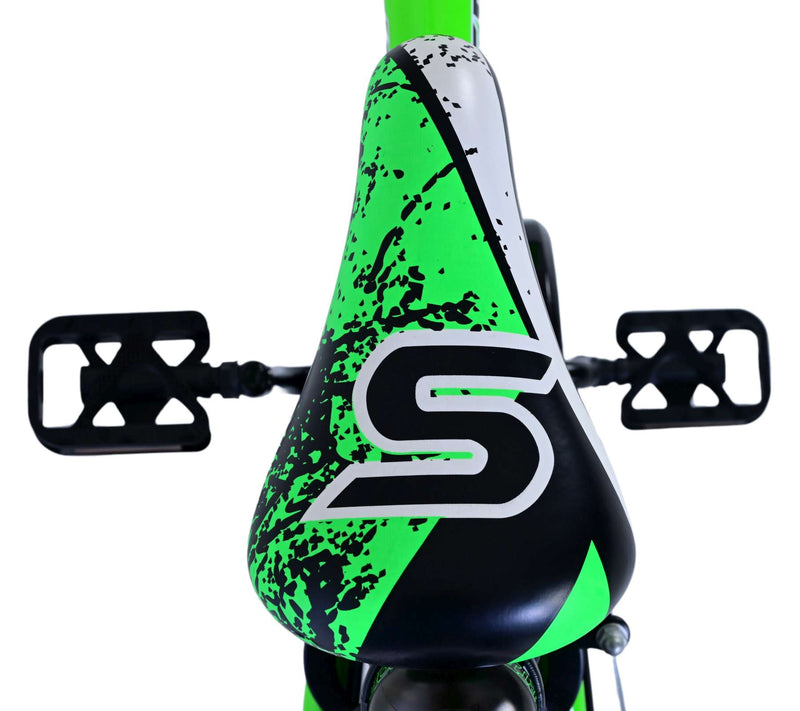 Load image into Gallery viewer, Volare sportivo kinderfiets - jongens - 16 inch - groen zwart - twee handremmen
