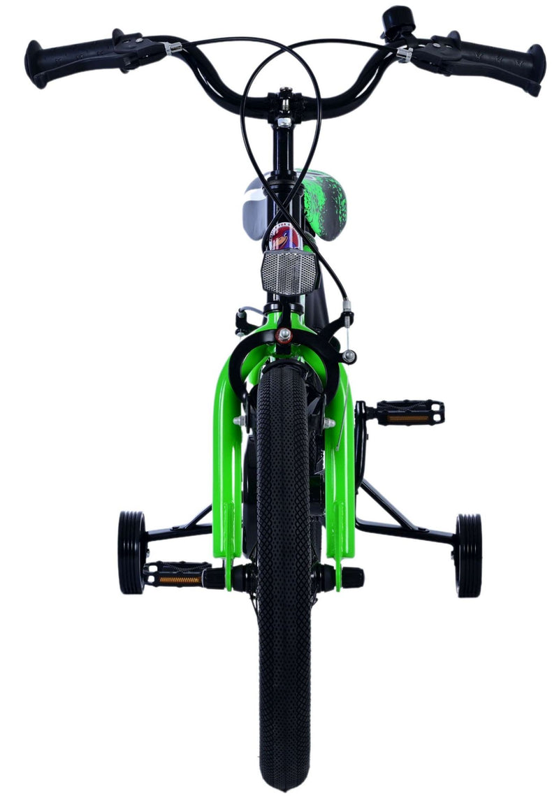 Load image into Gallery viewer, Volare sportivo kinderfiets - jongens - 16 inch - groen zwart - twee handremmen

