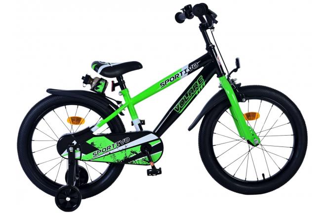 Load image into Gallery viewer, Volare sportivo kinderfiets - jongens - 18 inch - groen zwart
