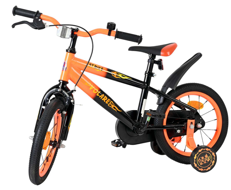 Chargez l'image dans la visionneuse de la galerie, Volare strike kinderfiets - jongens - 14 inch - zwart oranje
