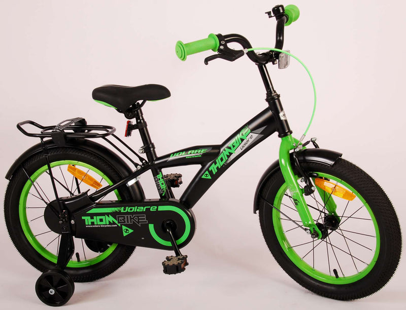 Load image into Gallery viewer, Volare Thombike Kinderfiets - Jongens - 16 inch - Zwart Groen
