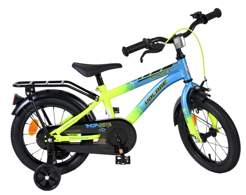 Afbeelding laden in galerijviewer, Volare thombike kinderfiets - jongens - 14 inch - blauw geel
