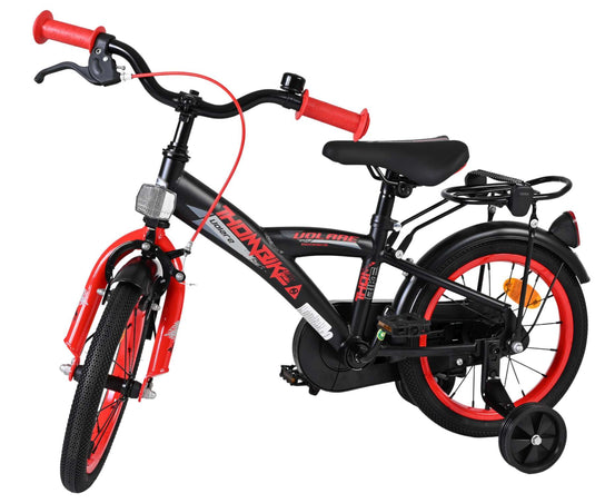 Volare thombike kinderfiets - jongens - 14 inch - zwart rood