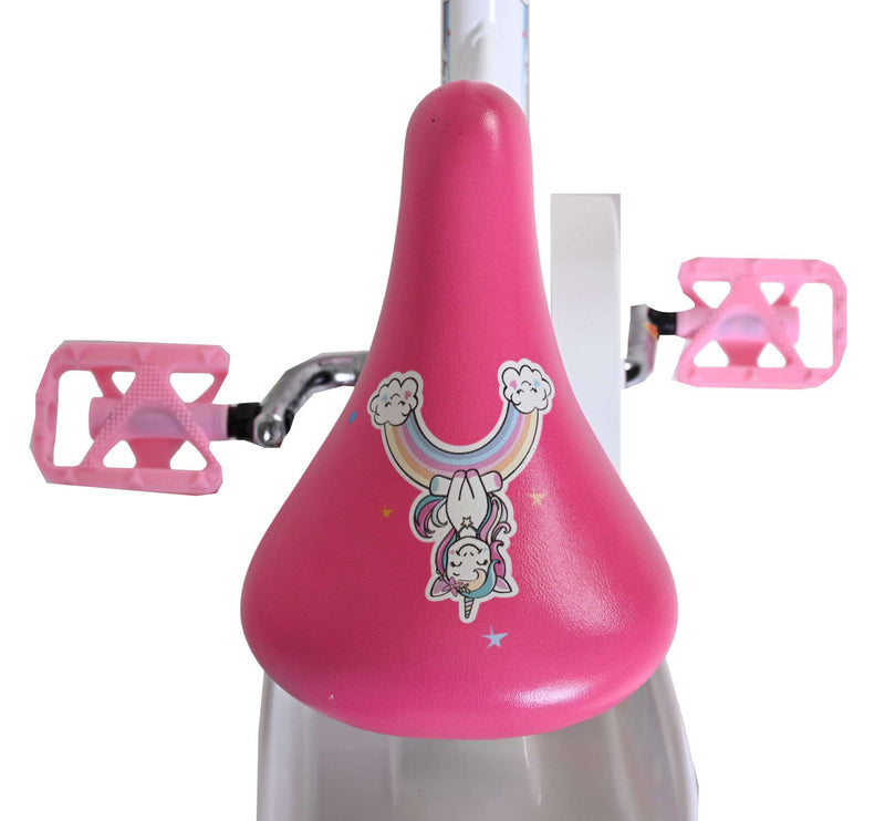 Laden Sie das Bild in Galerie -Viewer, Volare unicorn kinderfiets - meisjes - 12 inch - wit
