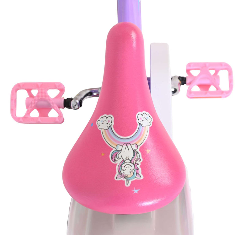 Laden Sie das Bild in Galerie -Viewer, Volare unicorn kinderfiets - meisjes - 14 inch - paars
