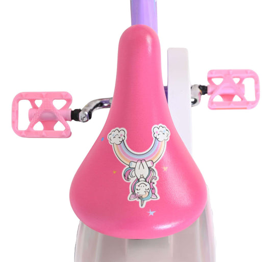 Volare unicorn kinderfiets - meisjes - 14 inch - paars