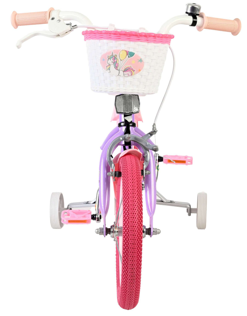 Laden Sie das Bild in Galerie -Viewer, Volare unicorn kinderfiets - meisjes - 14 inch - paars
