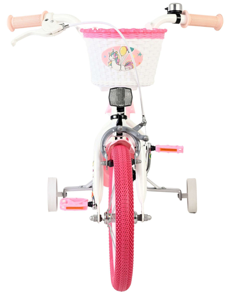 Afbeelding laden in galerijviewer, Volare unicorn kinderfiets - meisjes - 14 inch - wit
