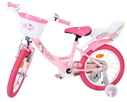 Volare unicorn kinderfiets - meisjes - 16 inch - roze