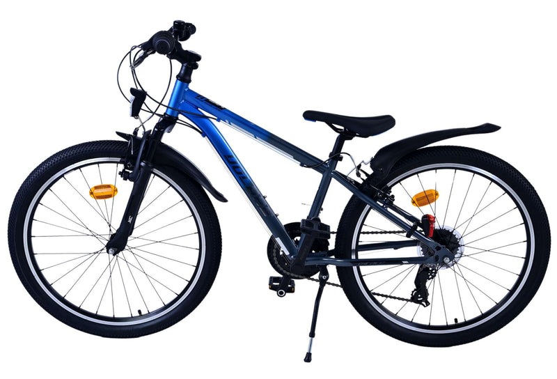 Load image into Gallery viewer, Volare xc race kinderfiets - 24 inch - 21 speed - blauw grijs

