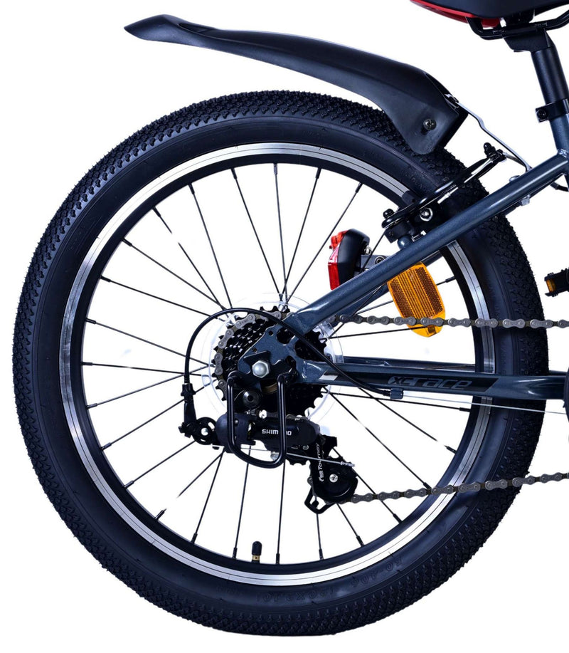 Load image into Gallery viewer, Volare xc race kinderfiets - 20 inch - 7 speed - rood grijs
