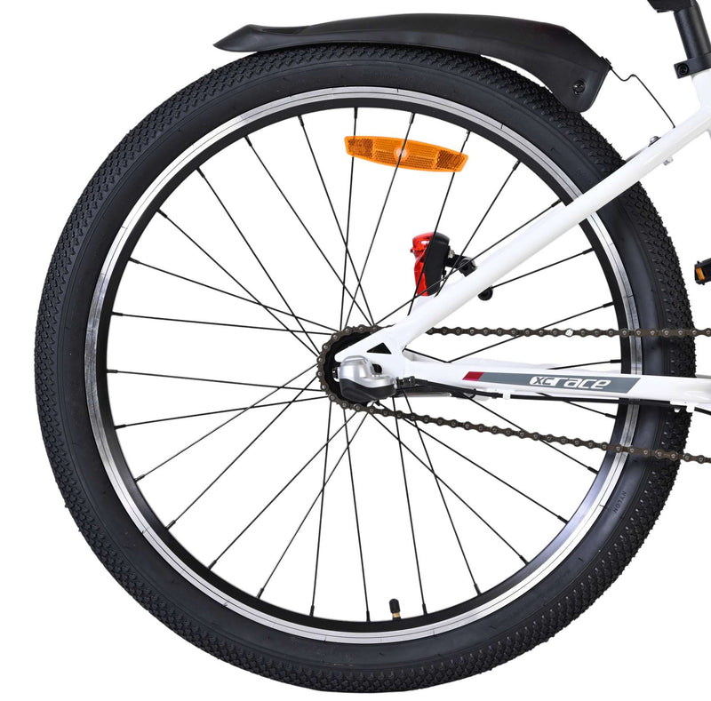 Load image into Gallery viewer, Volare xc race kinderfiets - 24 inch - nexus 3 - wit roze
