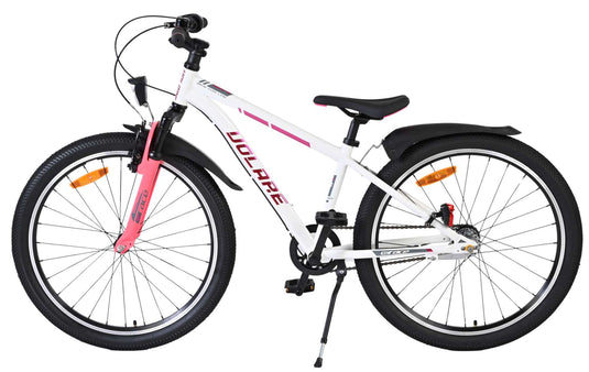 Volare xc race kinderfiets - 24 inch - wit roze - nexus 3