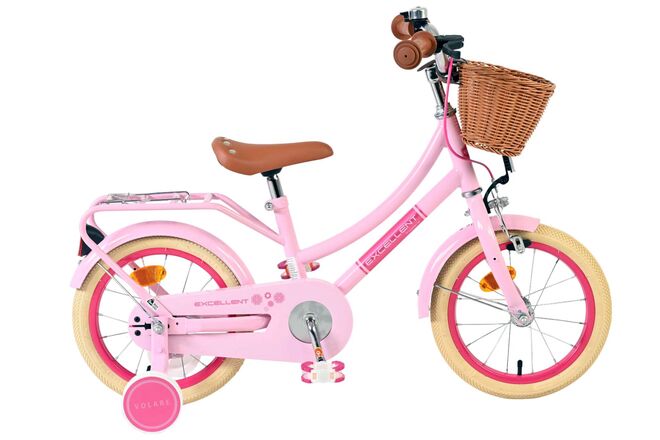 Load image into Gallery viewer, Volare excellent kinderfiets - meisjes - 14 inch - roze
