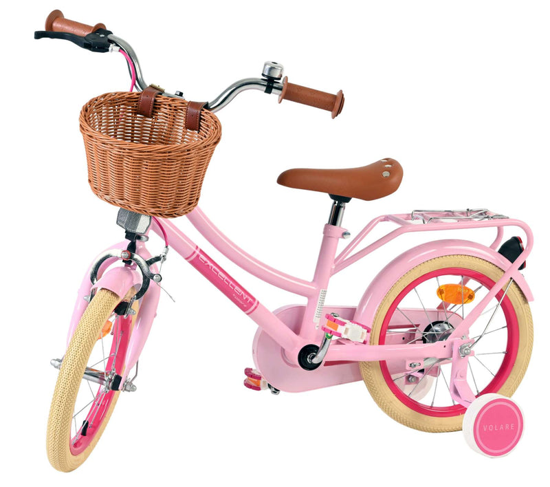 Load image into Gallery viewer, Volare excellent kinderfiets - meisjes - 14 inch - roze
