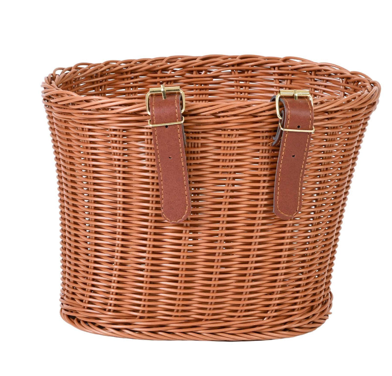 Laden Sie das Bild in Galerie -Viewer, Volare rieten mandje middel met riempjes voor 16-20 inch

