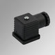 Metal work stekker standaard 30mm zwart