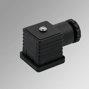 Metal work stekker transparant 30mm led 24v met blusdiode