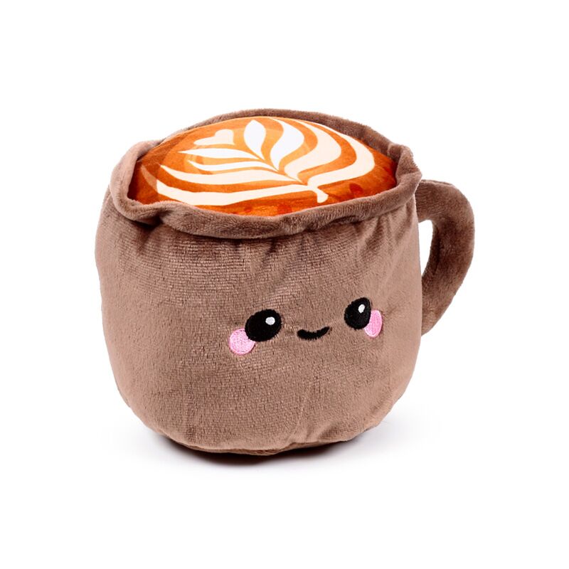Load image into Gallery viewer, Foodiemals cappuccino magnetron heatpack lavendel tarwe
