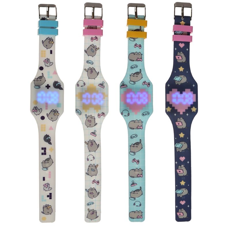 Load image into Gallery viewer, Union pusheen kat digitaal siliconen horloge
