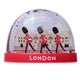 Londen souvenir koninklijke wachter op parade medium glitter sneeuwbol