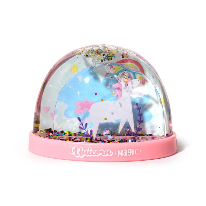 Load image into Gallery viewer, Unicorn magic medium glitter sneeuwbol
