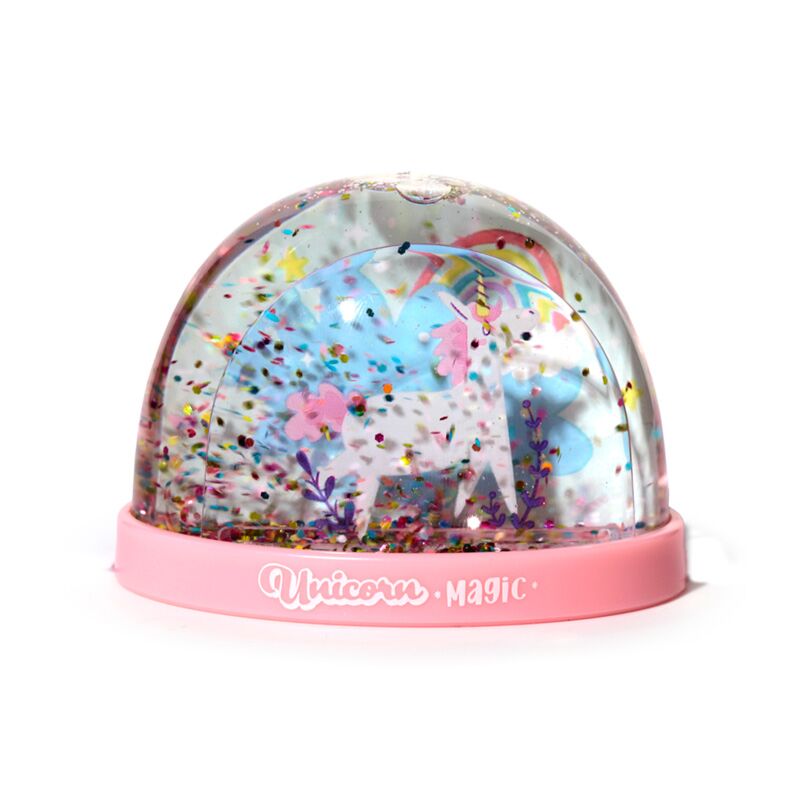 Load image into Gallery viewer, Unicorn magic medium glitter sneeuwbol
