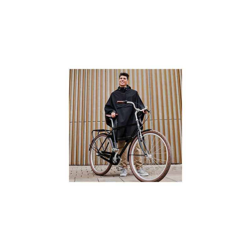 Load image into Gallery viewer, Weathergoods sweden poncho imbris black s m
