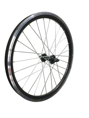 Hh voorwiel 20x1.75 alu zwart