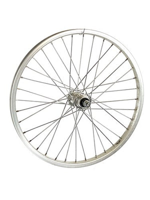Hh achterwiel 20x1.75 zwart enkevoudig freewheel