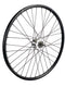 Kt achterwiel 28 inch 622 zwart zwarte spaak 8v schijfrem eleroni