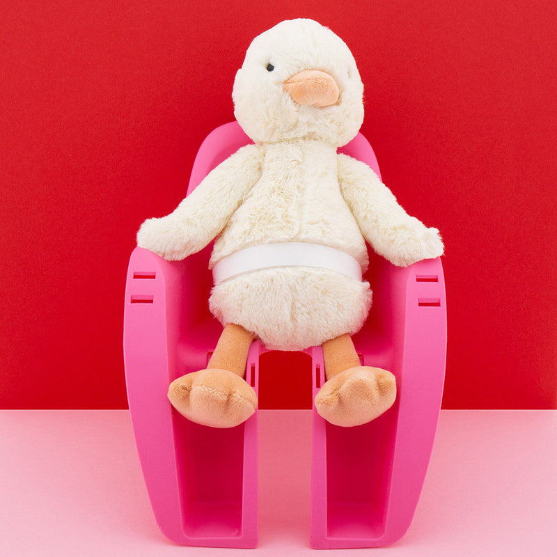 Load image into Gallery viewer, Widek b.v. widek poppenzitje pvc roze voor en achter
