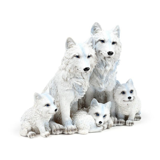 Wolf puppies familie
