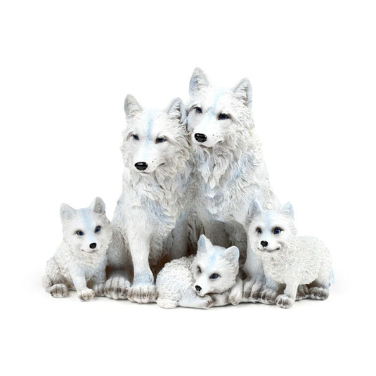 Wolf puppies familie
