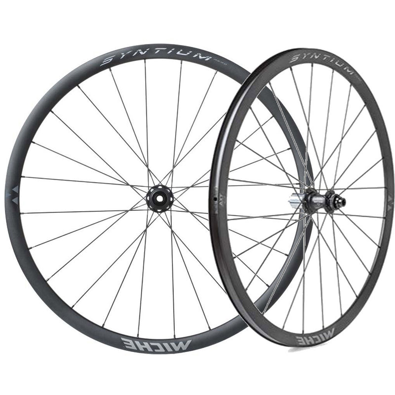 Load image into Gallery viewer, Miche wielset syntium aero tubeless shimano passing
