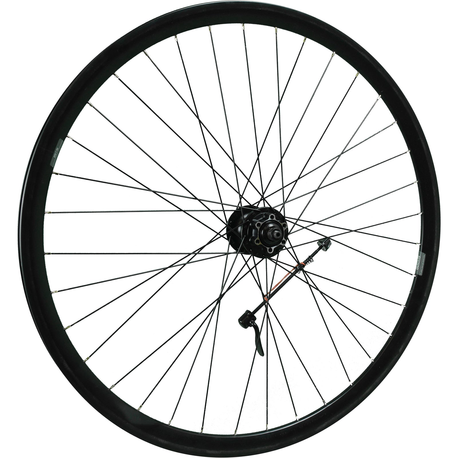 Achterwiel 28 disc 475 naaf uitval Dutch 19 velg 36g zwart