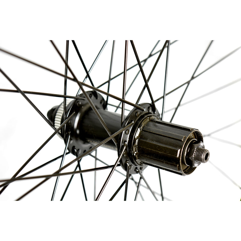 Load image into Gallery viewer, Shimano Achterwiel 28 Taurus 21-622 naaf QR zwart
