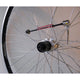 Achterwiel 28-15 8-13 8 622 uitval alu velg paralex zw.