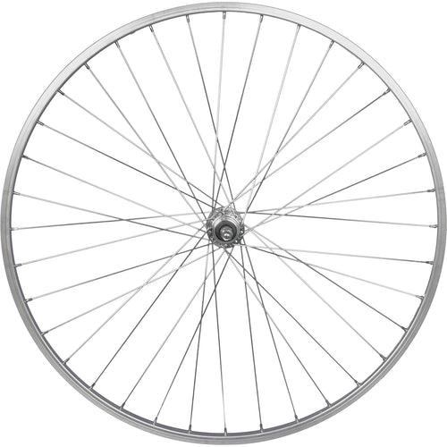 Roland achterwiel p24h 28 36g 7v vaste as alu zilver