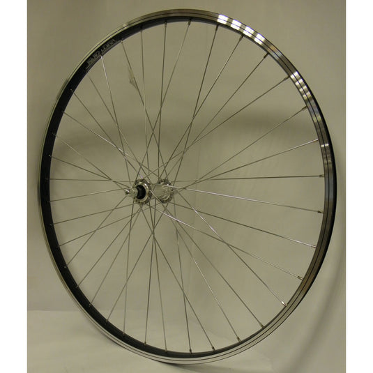 Voorwiel 28-15 8-13 8 622 alu velg vaste as paralex zwart
