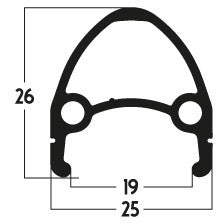 Roland achterwiel 28 euroline fhqc400