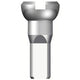 Sapim spaaknippel 14 polyax 14mm zilver aluminium (100st)