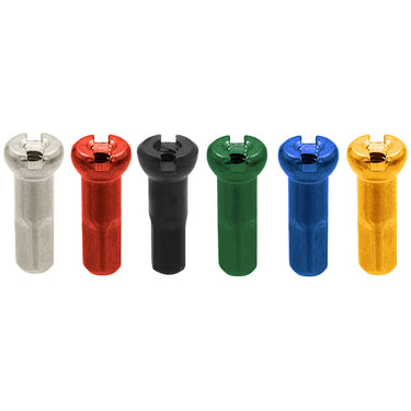 Sapim spaaknippel 14 polyax 14mm blauw aluminium (100st)